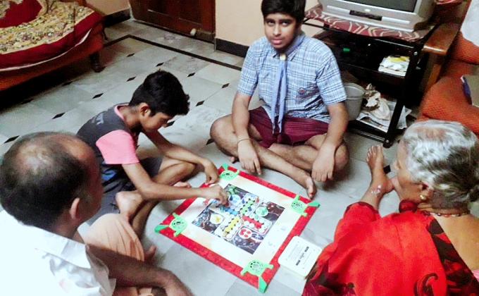 I have uploaded some pictures of my quality time with my family