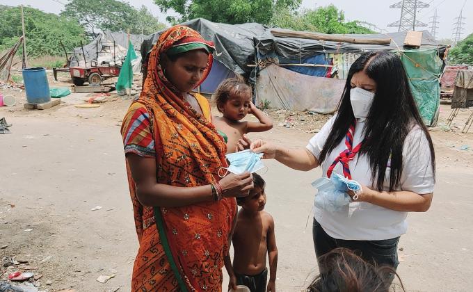 mask distribute 2021