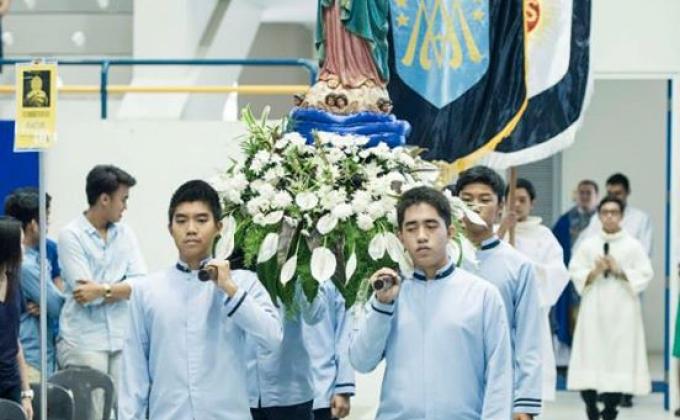 School Mass for Mother Mary's Birthday 2014