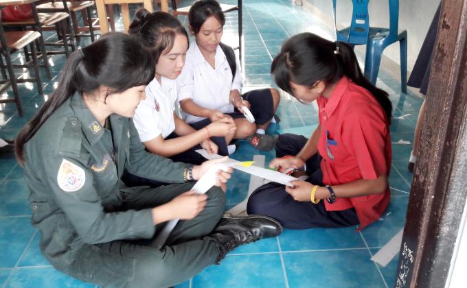 จัดบอร์ดเนื่องในวันวิทยาศาสตร์