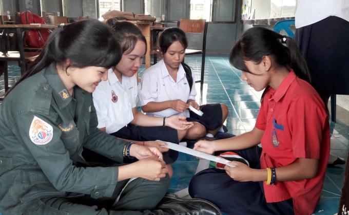 จัดบอร์ดวันวิทยาศาสตร์