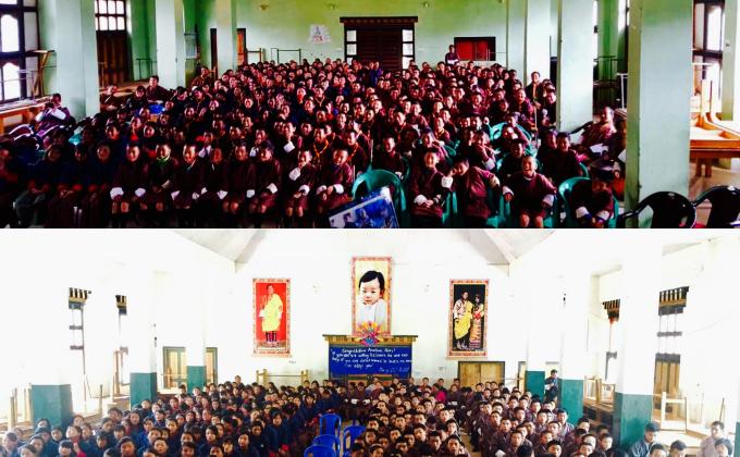 "Mobile Scout Camp at two Central Schools of Bumthang"