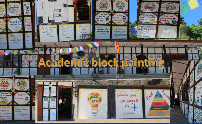 CHONGZHU PRY SCHOOL ACADEMIC BLOCK PAINTING