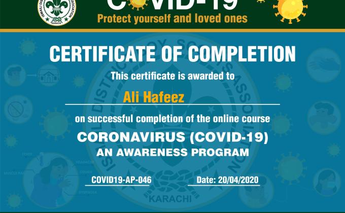 Corona Virus Online Information Quiz