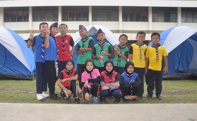 Perkhemahan Lencana Kemajuan Keris Gangsa Daerah Samarahan 2017