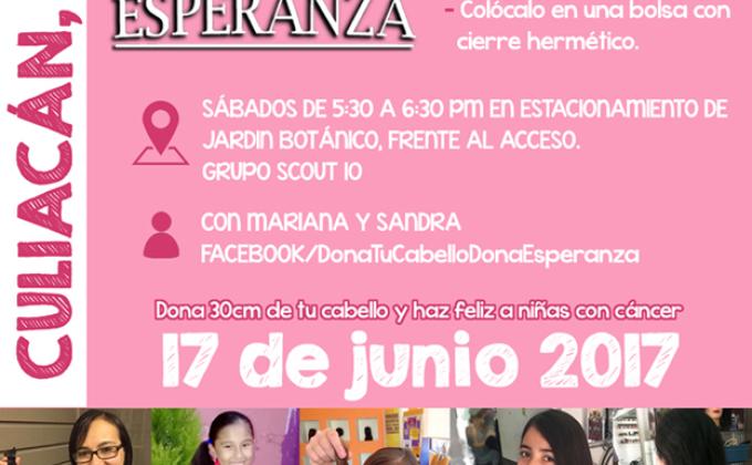 Dona tu cabello, dona esperanza 2017