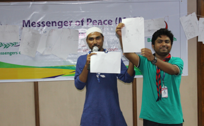 Messenger of peace (MoP) Training Dhaka District Rover