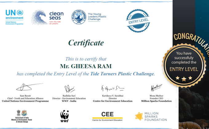 : plastic tide Turner's challenge