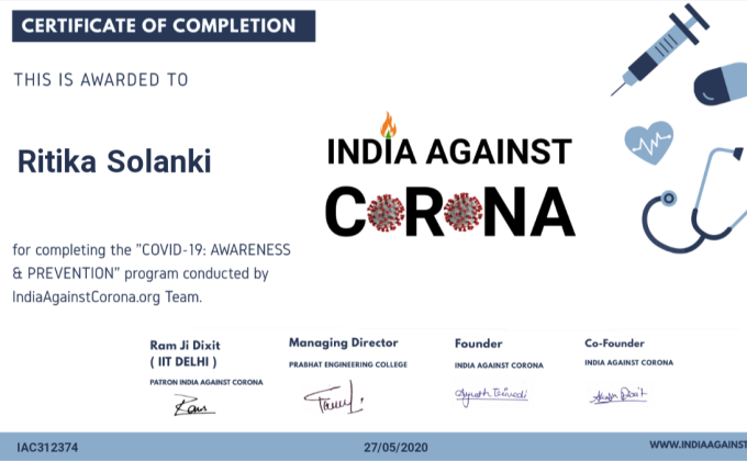 Covid-19 Awareness & Prevention program