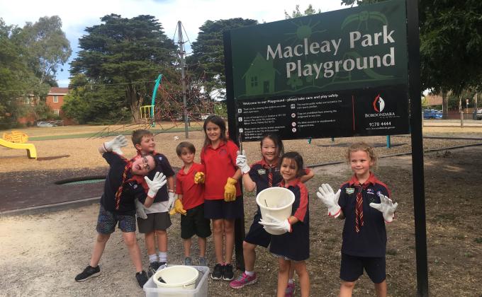 1st North Balwyn Joeys - Clean Up Australia Day