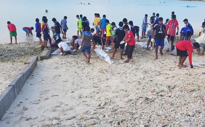 Cleaning the Beach