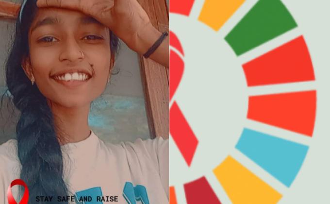 "No one Left Behind : Global Aids Awareness Campaign : Bharat Scouts and Guides Karnataka, Udupi. India.