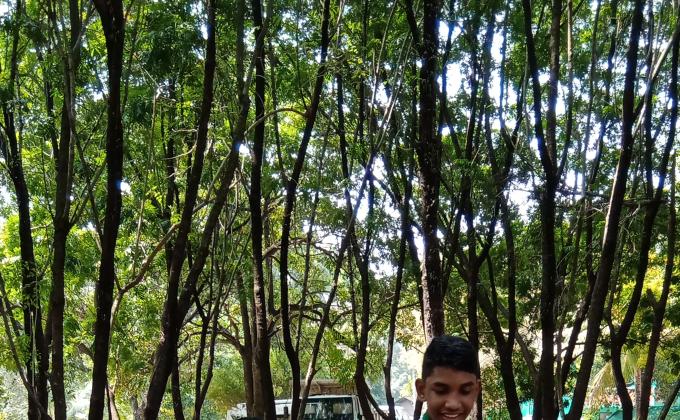 Watering, Cleaning and Gardening Social Service Project at Viharamahadevi Park, Colombo