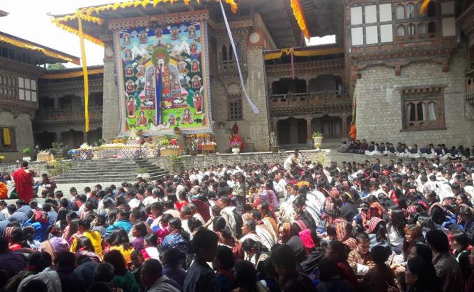 Consecretion of Zhabdrung Ngawang Namgyel's Thongdrol