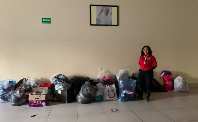 Día de entrega de donativos