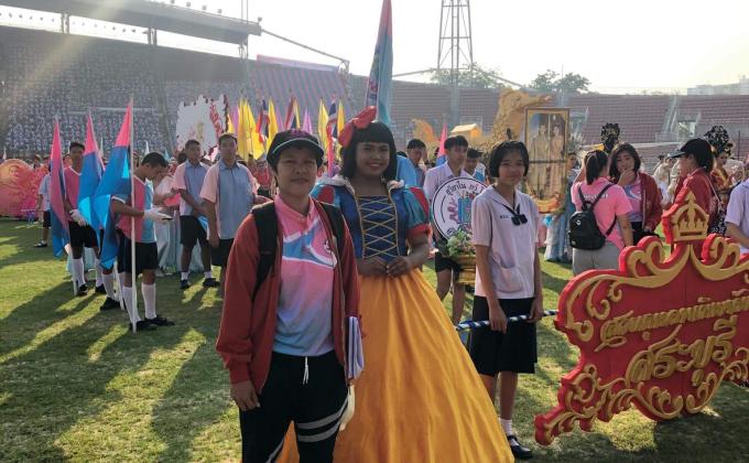 ขบวนพาเหรดงานกรีฑาสวนกุหลาบสัมพันธ์ฯ