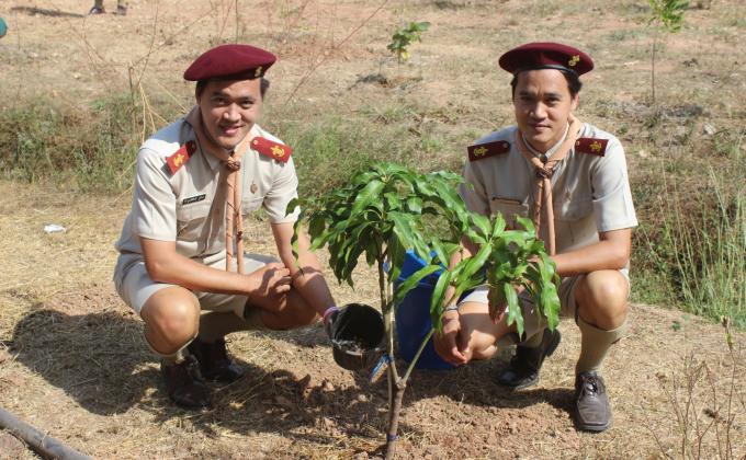 ลูกเสือจิตอาสาปลูกป่าพัฒนาโรงเรียน