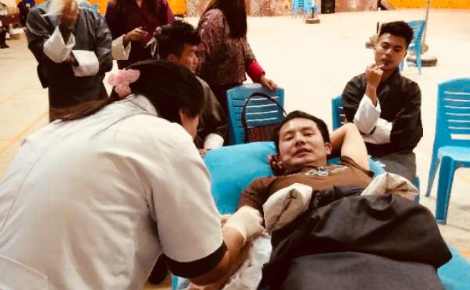 “Blood donation drive on Founder’s day”