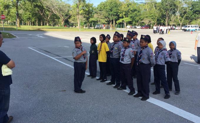 Pertandingan Kawad Kaki Unit Beruniform Karnival CATS Kuching