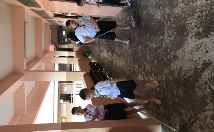 Cleaning room