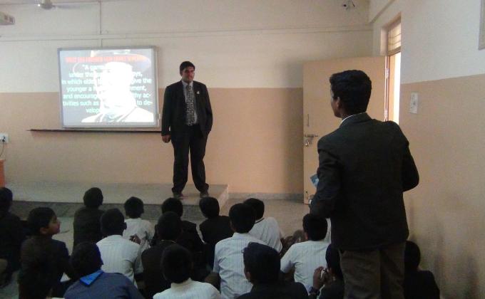 To spread the message of peace  and about Scouting to recruits.....