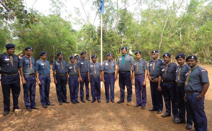 National Level Rashtrapati Camp -  Regional Training Centre, Naduvathur - Kerala State Bharat Scouts and Guides