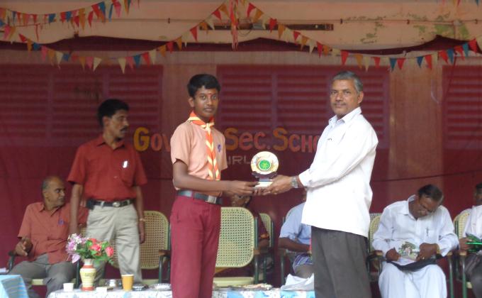 OUTSTANDING SCOUT AWARD FUNCTION.