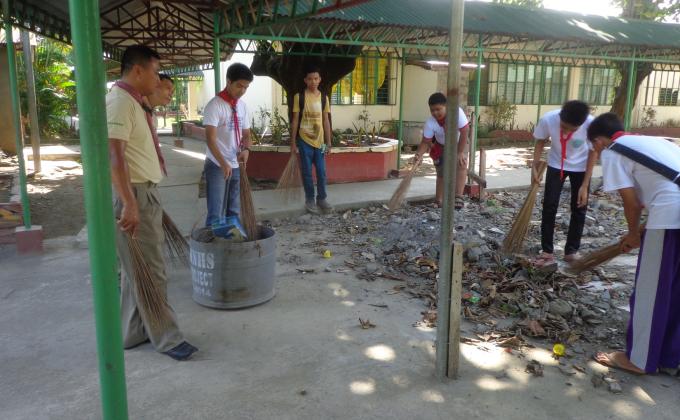Scouts Against Dengue Year 5  -- Clean-up Drive