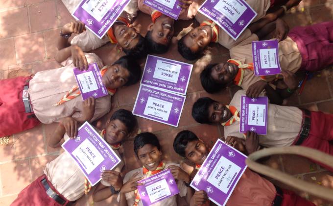 PEACE STARTS FROM ME -WITH SENIOR SCOUTS 
