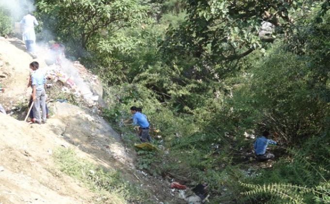 Clean India Mission @GSSS Anni