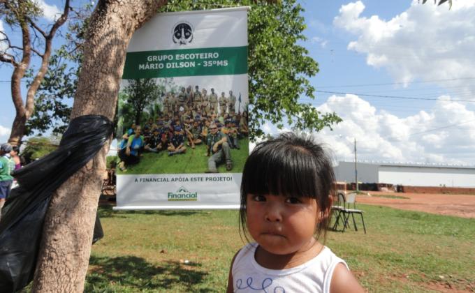 UM DIA DE ESCOTEIRO NA ALDEIA INDÍGENA URBANA DARCY RIBEIRO- CAMPO GRANDE/MS/BRASIL