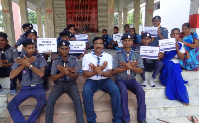 peace activities  &Tritiya sopan training in pura bazar