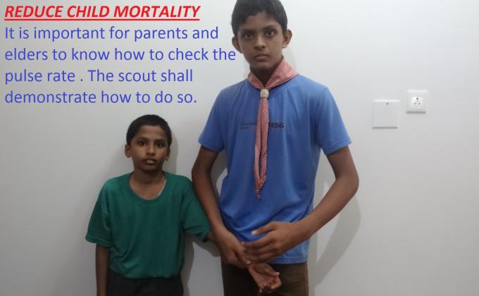 6 Month Community Development Project B) REDUCE CHILD MORTALITY