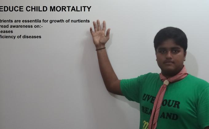 6 Month Community Development ProjectB) REDUCE CHILD MORTALITY  