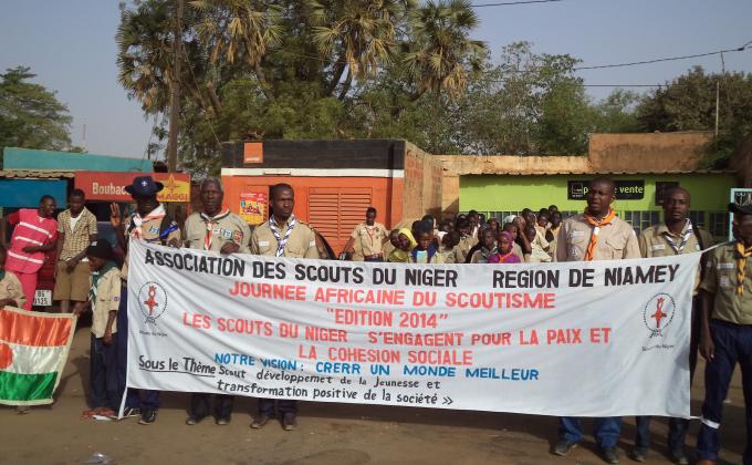 commemoration de la journée Africaine du scoutisme