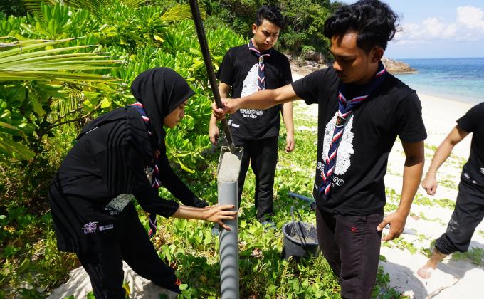 Pilot Project in Kampung vietnam, Bidong