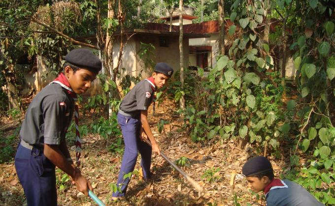36 HOUR SERVICE PROJECT AS A PART OF RASHTRAPATHI AWARD TEST