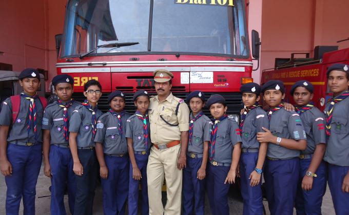 at fire station tirur