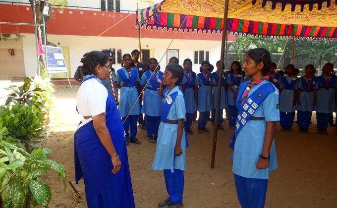 Annual School Scout & Guide Camp - Investiture Ceremony