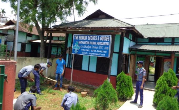 WORLD ENVIRONMENT CELEBRATION AT THE BHARAT SCOUTS & GUIDES N.E.REGIONAL HEADQUARTERS, AZARA