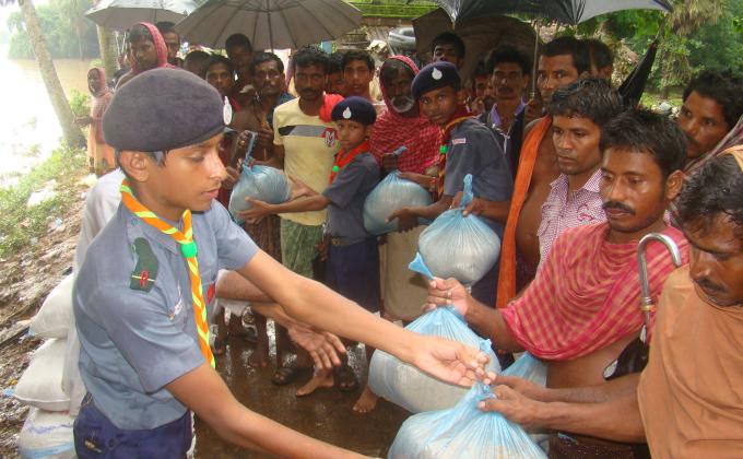 Relief Distribution in Flood affected Areas