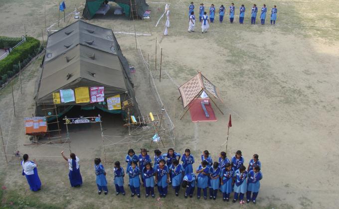 Rashtrapati Scouts / Guides Evaluation Camp