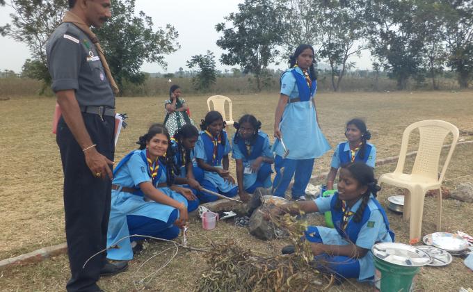 Adventure on life skill programme for scouts and guides learn in open air cooking and earn the cook proficiency badge