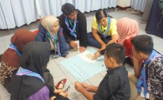 1st ASEAN Rover Moot, Brunei Muara District Activities - Sharing Ideas on SDG's