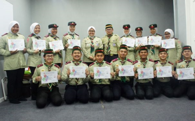 PERSATUAN PENGAKAP DAERAH BRUNEI MUARA MENGANJURKAN  BENGKEL PENGURUSAN DAN PENTADBIRAN  BAGI PENGAKAP KELANA