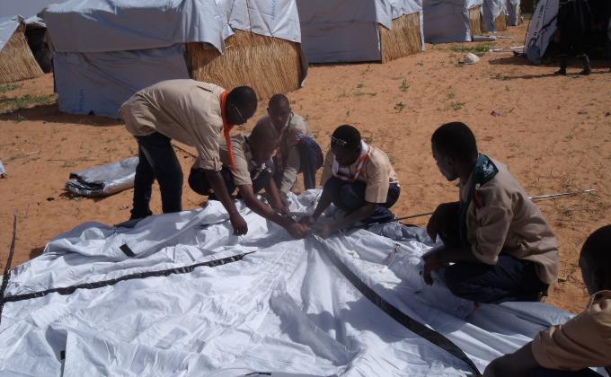 action  en faveur des sinistrés au Niger