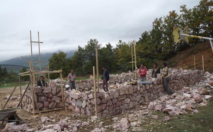 Construction of scout home S.G. BASHKIMI