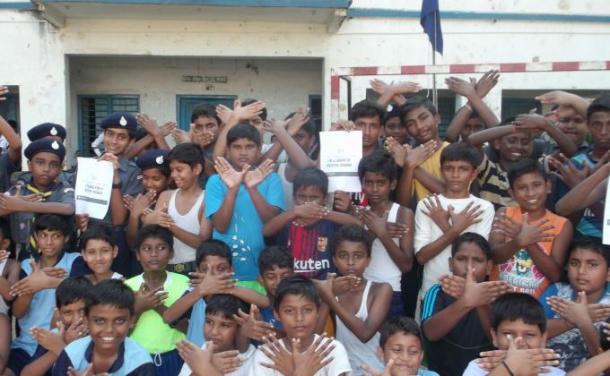 Peace Football On International Peace Day