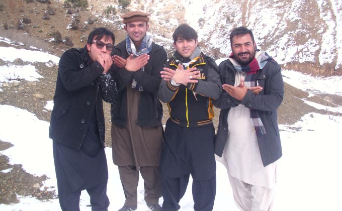 Kurram Scouts open Group Khoshan Gol unit Snow hike in Pakistan Afghanistan border Kurram Agency  and Give the message of Peace as messenger of peace through scouting   