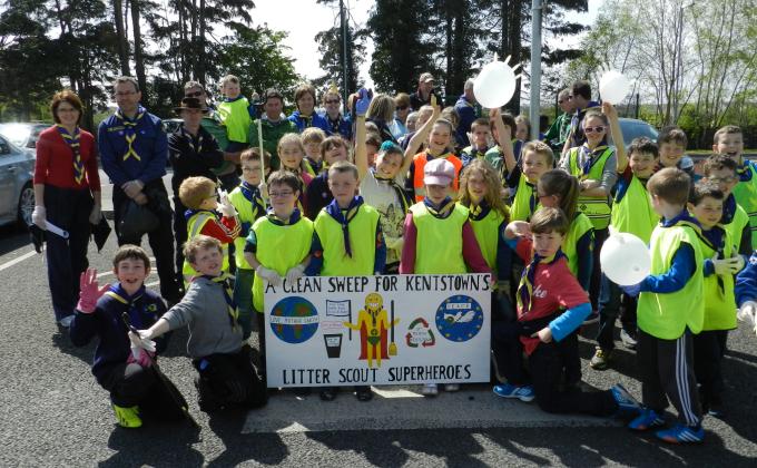 21st Meath, Ireland, Cubs & Beavers.  Camp North East : Castle Saunderson Peace Award Community Project